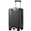 Luggage 24-Inch Large Capacity Leather Zipper Suitcase, Universal Trolley Case for College Students, Men & Women, 20-Inch Cabin Size