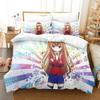 Toradora Bedding Set Single Twin Full Queen King Size Bed Set Adult Kid Bedroom Duvet cover Sets 3D Print Anime Bed Sheet Set