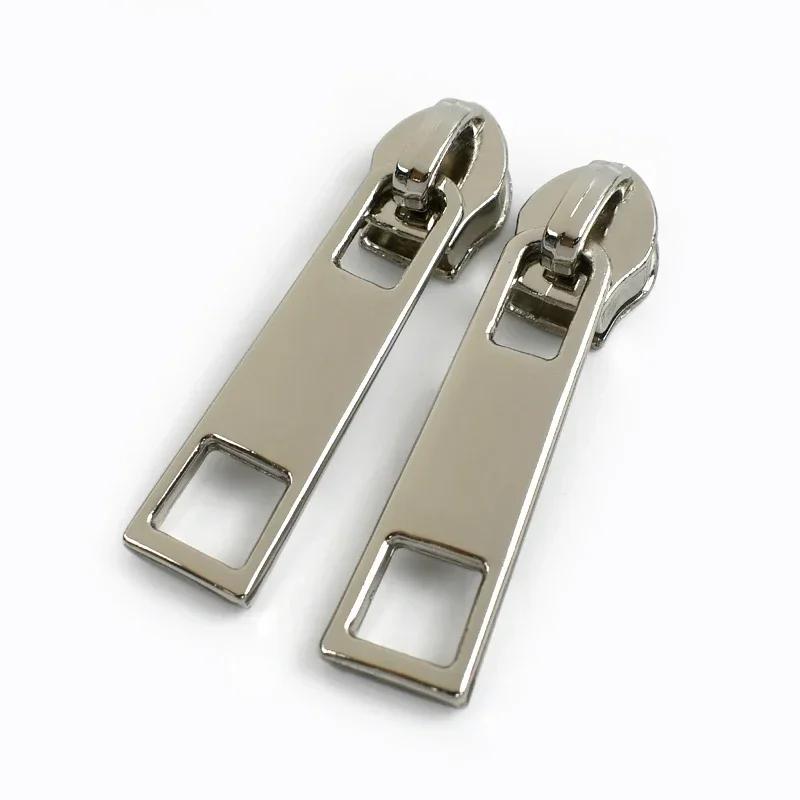 5-30Pcs Meetee 5# Nylon Zipper Puller Down Jackets Bags Zippers Sliders Garment Zips Head Repair Kits DIY Sewing Accessories