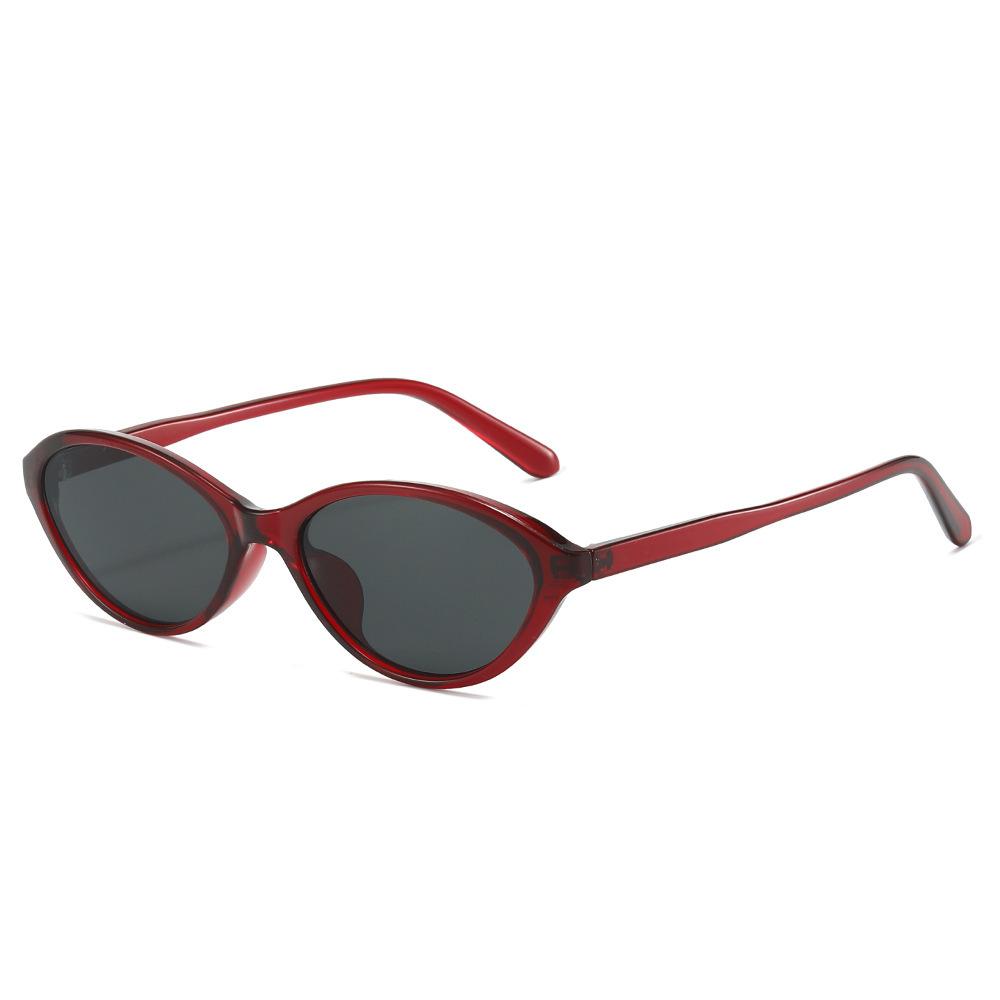 Trend year new European and American retro fashion sunglasses men's and women's glasses versatile small frame cat eye sunglasses