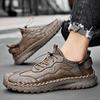 Popular Men's Shoes Autumn Men's Business Dress Small Leather Shoes Fashion British Block Casual Shoes