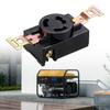 2KW Generatorstecker Anti-Locker-Stecker GX160 Anti-Abfall Drei-Pin-Stecker Amerikanischer Stecker 250V Generatorstecker Ersatzteil