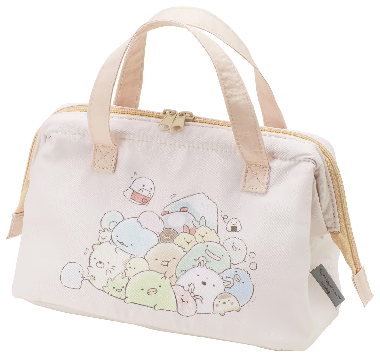 Сумка-ланчбокс для скейтера Sumikko Gurashi, с рисунком, термоизолированная, с застежкой, женская, KGA1-A