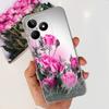 Etui na Realme Note 50 RMX3834 Uroczy Kot Malowane Pokrowiec Miękki Silikonowy Pokrowiec na Telefon Na Realme Note 50 Note50 Tylna Pokrywa 6.74'' Torby