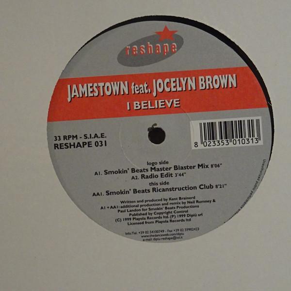 12inch Record JAMESTOWN - I Believe RESHAPE031 Reshape US Dance & Electronica Used