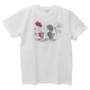 Ado Mizumori T-shirt Kiss Ribbon White M Size