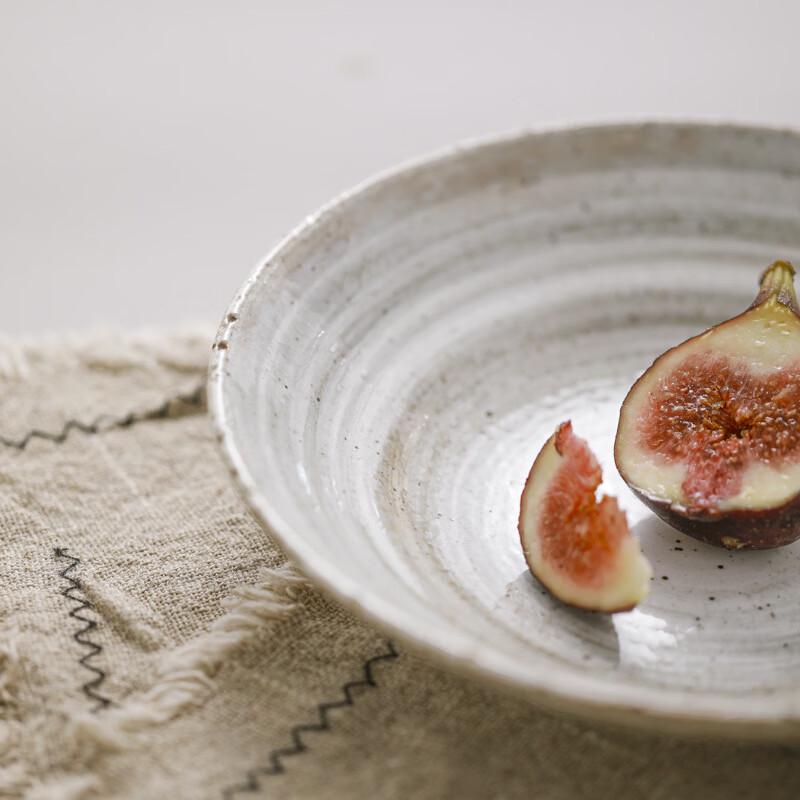 Ruhan Nordic Handmade Coarse Pottery Salad Bowl