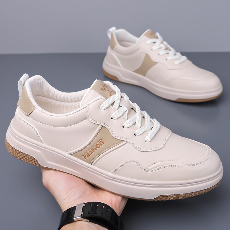 Leather Mens Sneakers Comfortable Skateboard Footwear Classic Casual Shoes Outdoor Walking Shoes Leisure Tenis Masculino