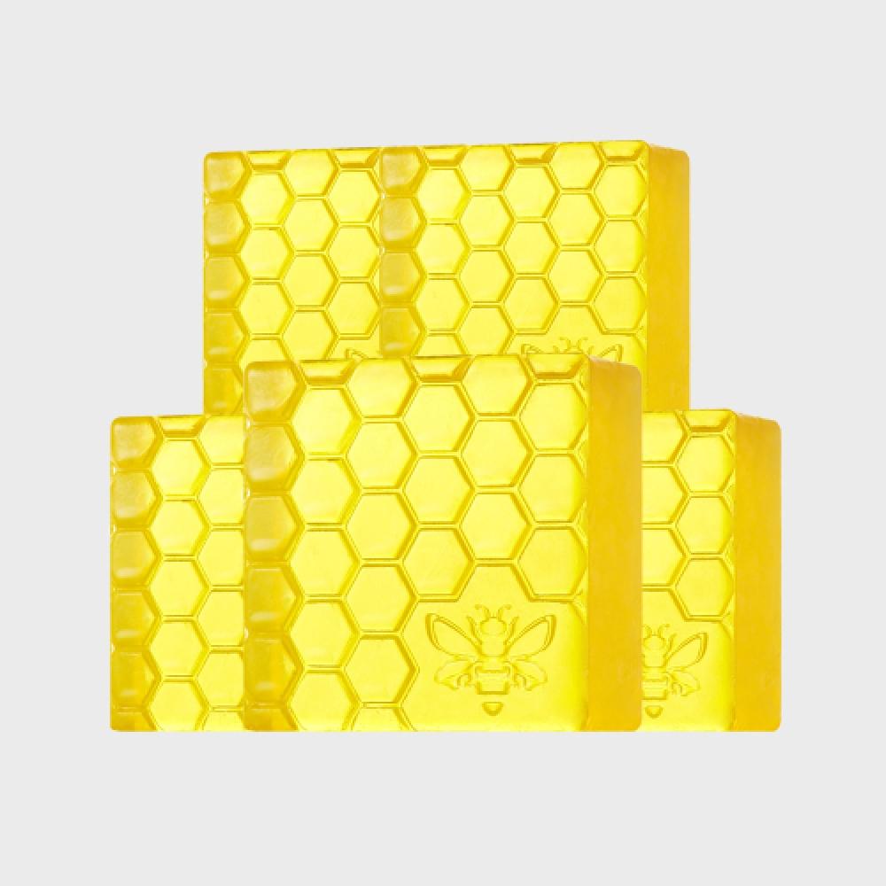 Crazyskin Propolis Honeycomb Pore Pack Soap 5 Packs Bubble Net Free NONE