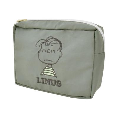 Linus Square Pouch with Appliqué Embroidery (SPZ-3960)