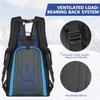 Buylor 50L Large Capacity Ski Boot Bag Multi Compartment USB Port Backpack for Snowboard Boots Helmet Sport Gear Bag for Men