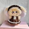 Cartoon Cute Vinyl Face Lolita Lace Dress Plush Doll Pendant Keychain Backpack Hangings Decoration Gifts