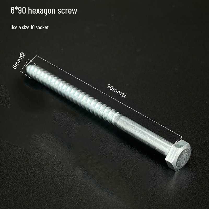 Hex Flange Phillips Self-Tapping Screw with Washer for Wood and Cabinet Installation