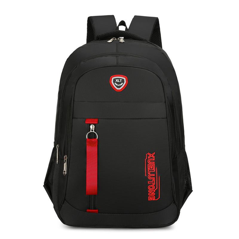 2026 Nuovo Zaino per Laptop da Uomo Casual Monocolore Grande Capacità Cartella per Studenti delle Scuole Superiori Resistente all'Acqua