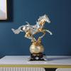 Elegant Horse Resin Statue For Office Decor Modern Art Gift For Special Occasion