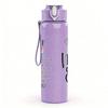 1PC Mom Best Ever Text Quote Print 750ml Color Plastic Sports Water Bottle Leakproof Flip Straw Lid Suitable for Sports Office Home Use