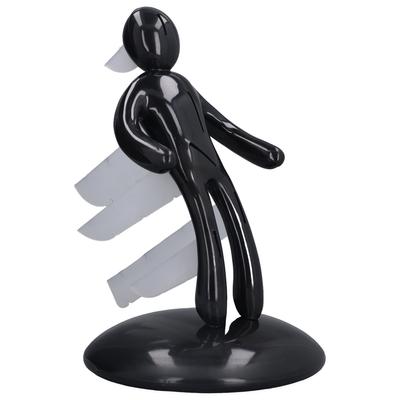 Black Human Body Knife Holder Plastic Knife Block Hollow Stab Body Knife Block for Kitchen