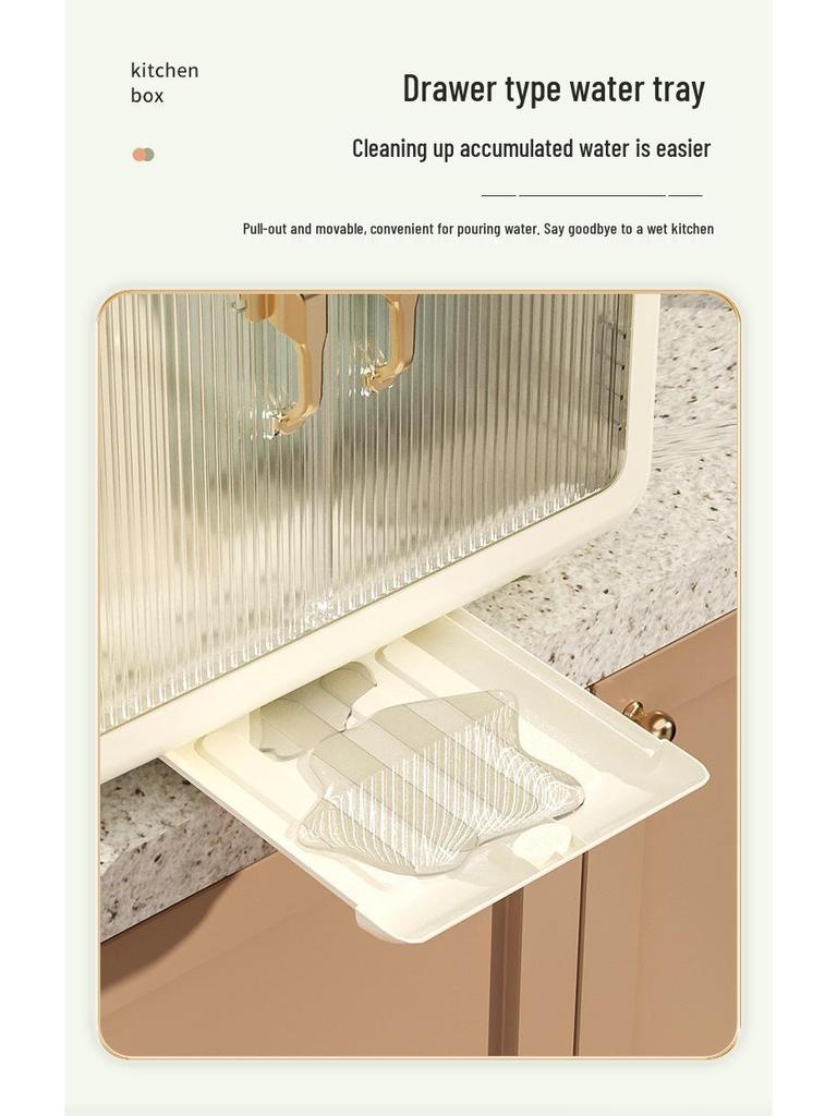 Kitchen Bowl and Cutlery Rack with Dustproof Lid – Storage for Bowls, Plates, Dishes, and Chopsticks