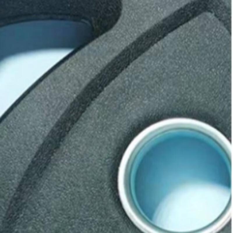 Plaque d'haltère avec poignée recouverte de caoutchouc WEZHO