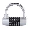 5 Digit Code Lock Padlock U shaped Suitcase Door Combination Lock Blue