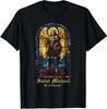 Erzengel Michael St. Michael Buntglas T-Shirt