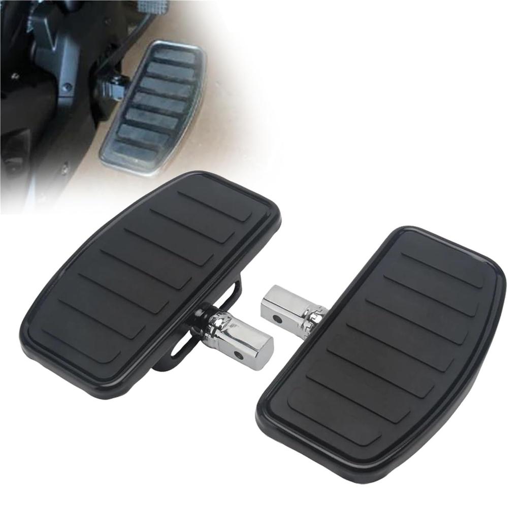 VELLOW Motorcycle Rider Floorboard Front Footboard Pedals Foot Pegs for V-Star Dragster 250 XVS250C 400/650 XVS400/650C