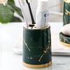 Marbling Ceramic Bathroom Accessories Set Toiletries Wash Set Mouth Cup Lotion Bottle Toothbrush Holder Soap Dish Bathroom Suppl