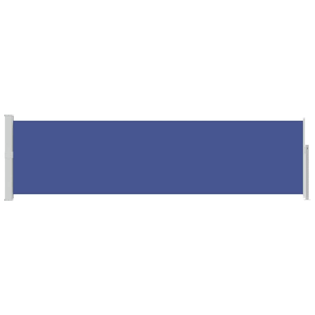 Retractable Side Awning 140*500 cm Blue