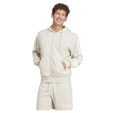Essentials 3 Çizgili Fransız Havlu Tam Fermuarlı Sweatshirt