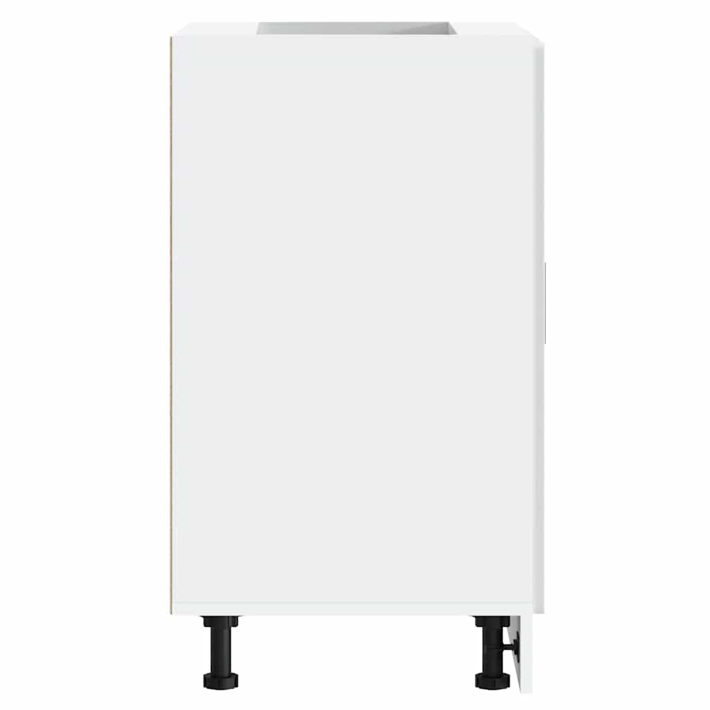 vidaXL Kitchen Base Cabinet Porto White Wood Composite