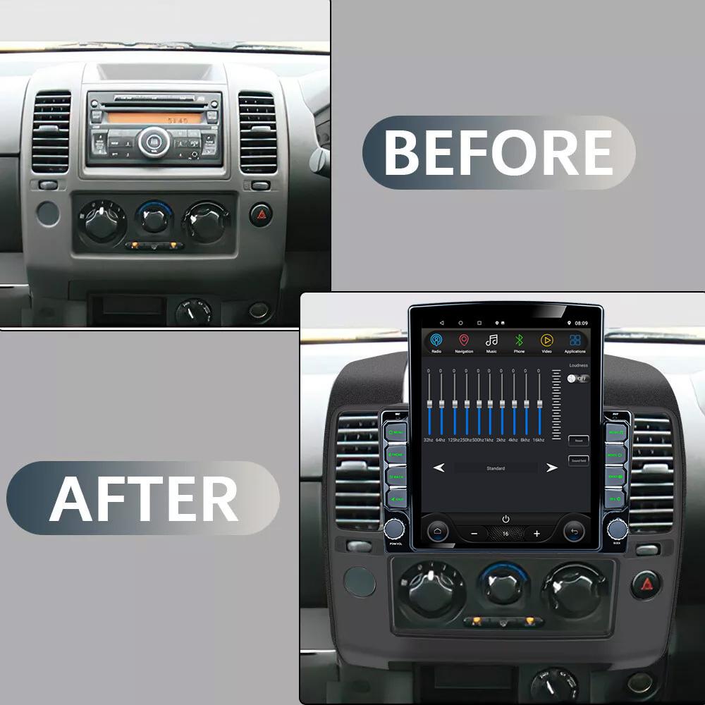 9.7" Vertical Style Tesla Screen Android Car Radio for Nissan Navara 2006-2012 GPS Navigation Multimedia Player 2 Din Stereo