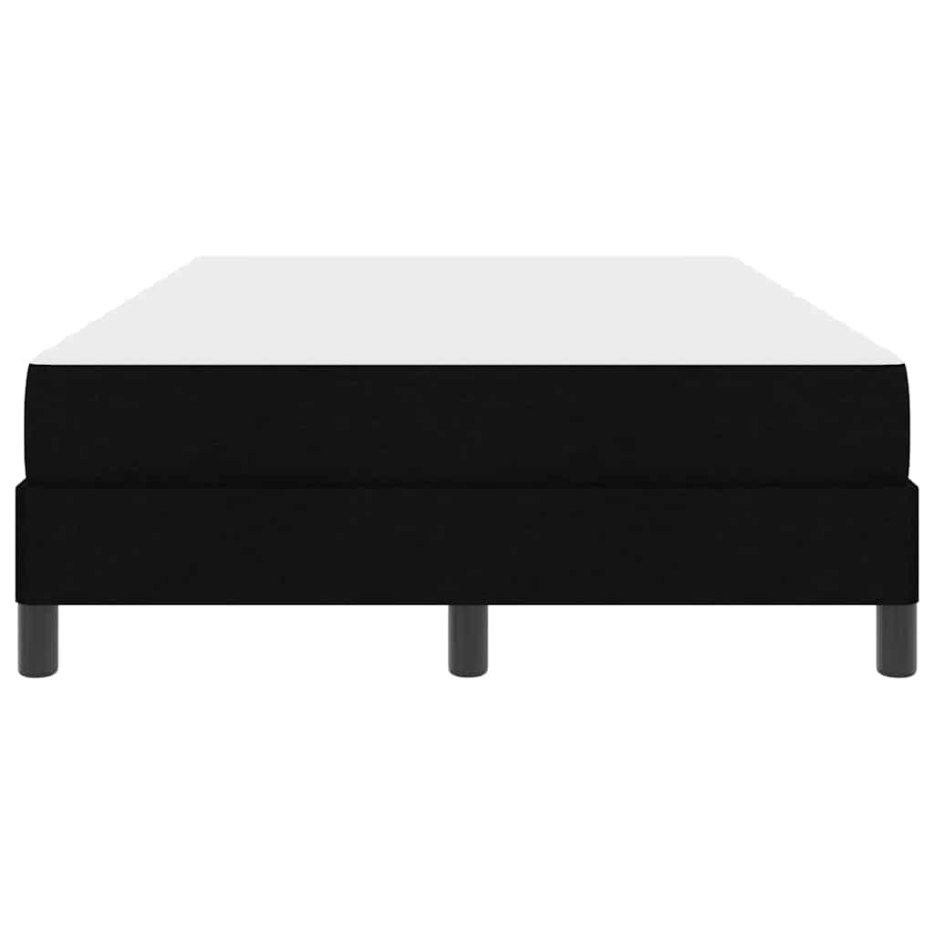 Box Spring Bed with Mattress Black 120 x 190 cm Fabric