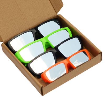 4 Τεμάχια Γυαλιά Ολικής Ηλιακής Έκλειψης Πλαστικό ABS Γυαλιά Παρατήρησης Ήλιου Άμεσης Όρασης Γυαλιά Προστασίας Ματιών Γυαλιά Παρατήρησης