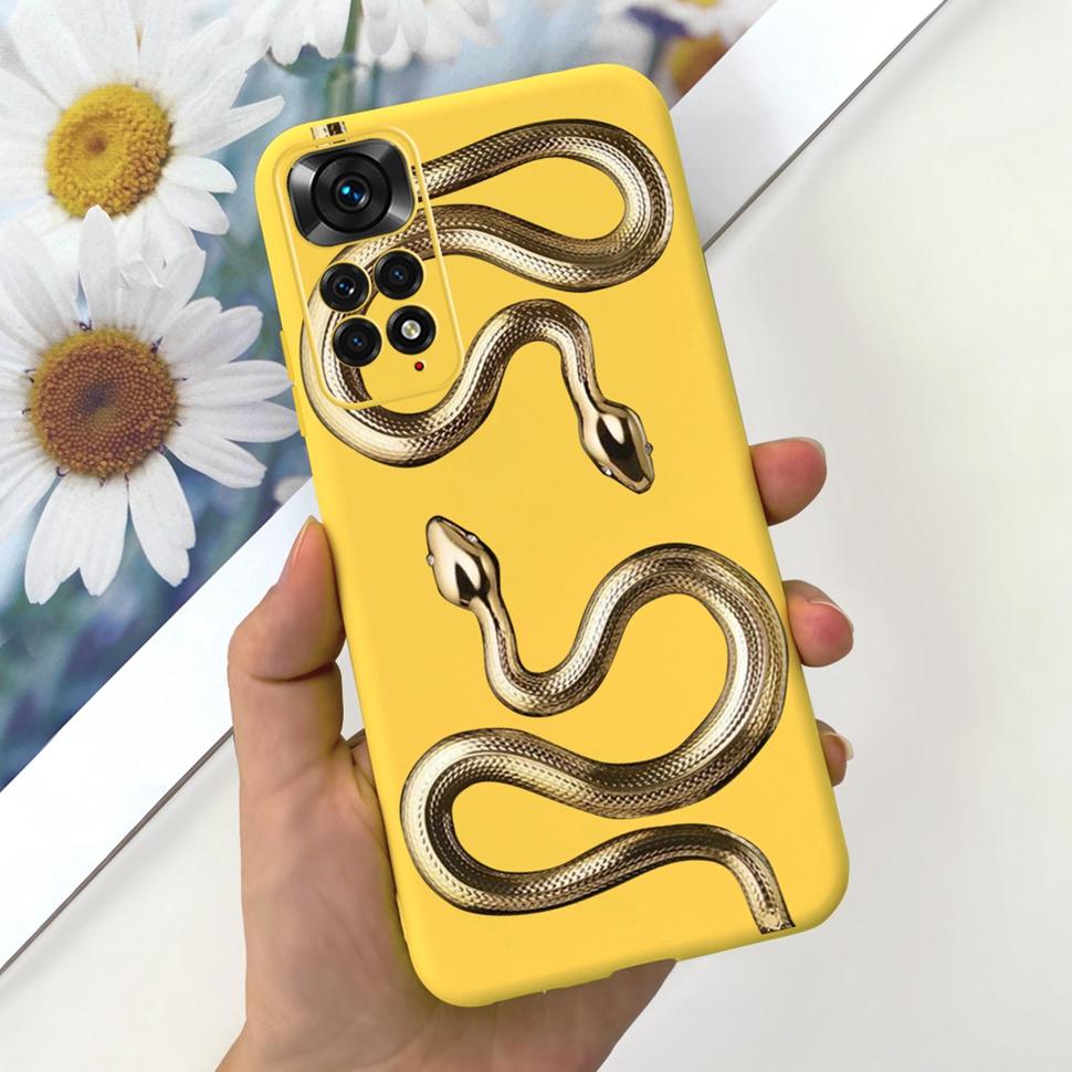 Phone Case For Xiaomi Redmi Note 11 Cover Cat Colorful Case Silicon Soft For Redmi Note11 Note11 4G Shockproof Protection Cover