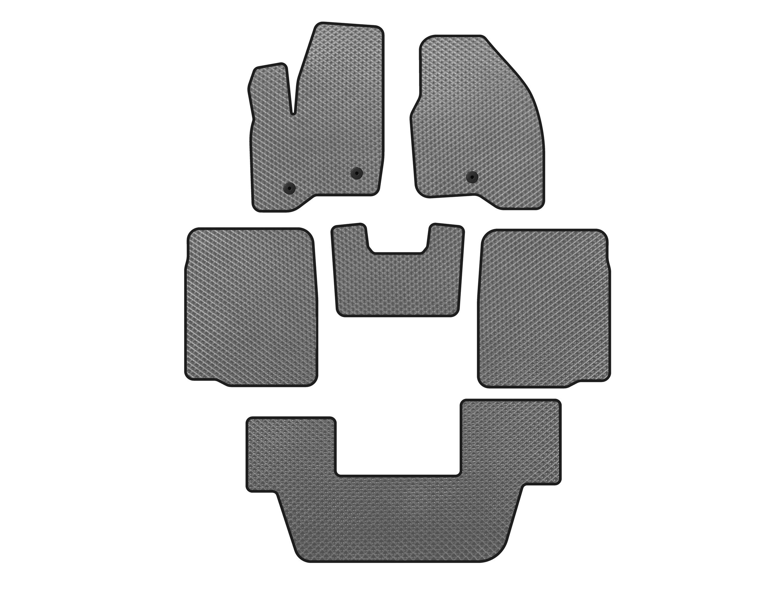 

EVA mats (2011-2015, 3 rows, Grey) for Ford Explorer