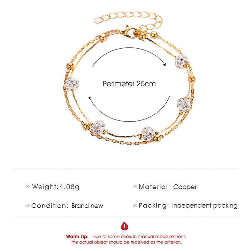 2Pcs/Set Anklets For Women Foot Accessories Beach Barefoot Sandals Bracelet Ankle On The Leg Female Anklets