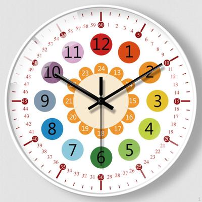 Moderne Wanduhr Dekorative Uhren für Wände 8 Zoll Cartoon Heimdeko Lehre
