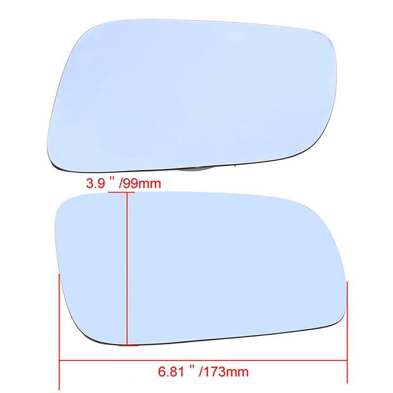 Car Side Heated Rearview Mirror Glass for VW Passat B5 1997-2005 Jetta/Golf MK4 Left/Right Side