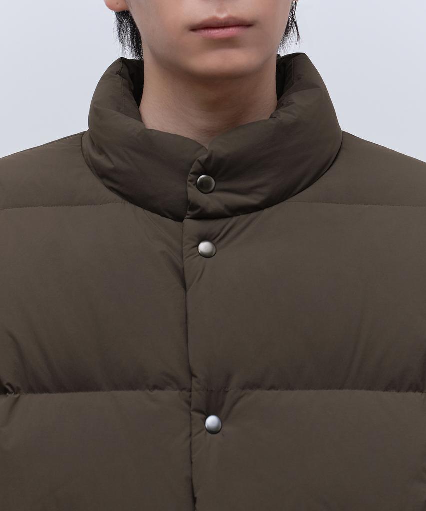Musinsa Standard Snap Down Short Padded Jacket [Brown]
