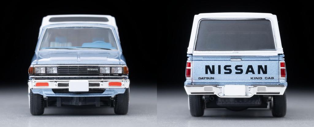 TOMYTEC Tomica Limited Vintage Neo Nissan Truck King Cab Blue Mist North American Specification Finished Model 339359 1/64 LV-N374a