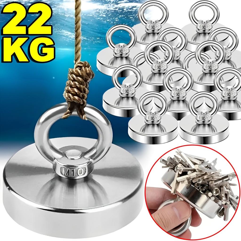 1pcs Super Strong Neodymium Magnet Pot Fishing Salvage Magnets Powerful Magnet Hook Super Powerful Neodymium Magnets Strong Magnetic