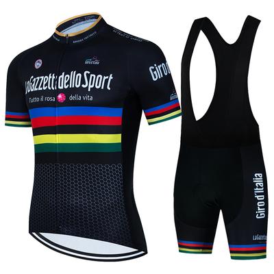 2025 Tour De Giro D'ITALIA Cyklistický dres set Krátky rukáv Horská uniforma Ropa Ciclismo Cyklistický dres Cyklistické oblečenie Oblek