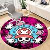 1pc One Piece Pirate Flag Skull Office Round Area Rug, Under Office Chairs Bedroom Living Room Home Decor  A1022132