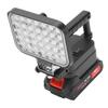 LED-Arbeitsleuchte Batteriebetrieben Handtaschenlampe mit Dual-USB-Anschlüssen Kabellose Lampe für Outdoor Camping Angeln Notfall