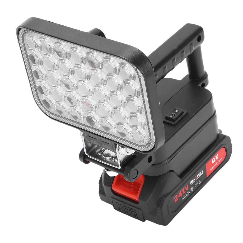 LED-Arbeitsleuchte Batteriebetrieben Handtaschenlampe mit Dual-USB-Anschlüssen Kabellose Lampe für Outdoor Camping Angeln Notfall