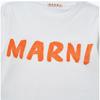 Marni Thje0294p1 UScS11 Low01 Paint Logo Print Women S Long Sleeve Tee