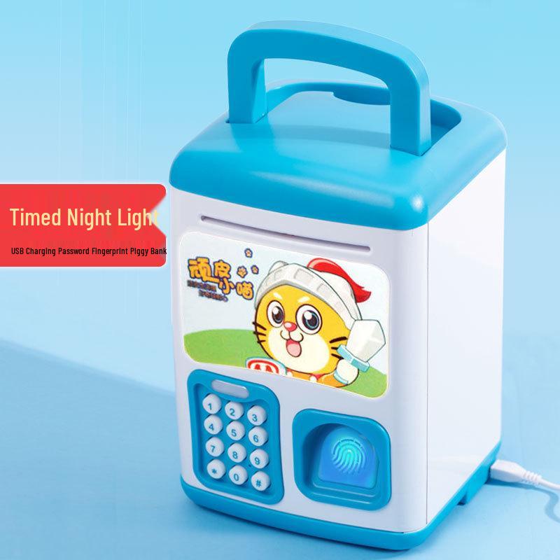 Lockable Metal Book Safe & Coin Bank with Combination Key