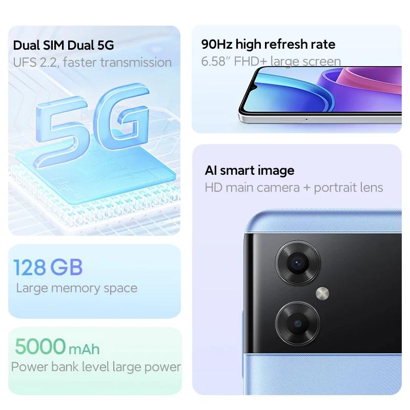 Global Rom Xiaomi Redmi Note 11R 8GB 128GB MTK700 5000mAh 5G Smartphone 90 Hz 6.58“ FHD+ 13MP Bluetooth 5.1 Mobile Phones
