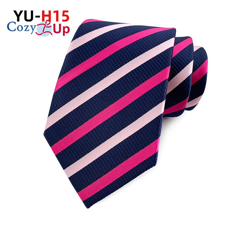 Cozy Up 3.15"(8cm) Fashion Striped PaisleyTies Men Plaid Flower Necktie for Wedding