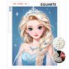 Pearl Painting Princess Elsa Pearl Art Painting Wall Suitable for Home Office Decoration Handmade Gifts
